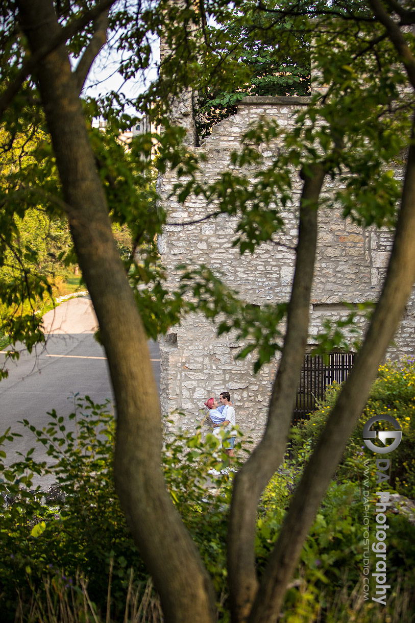 Engagement Photography in Guelph at Goldie Mill Ruins