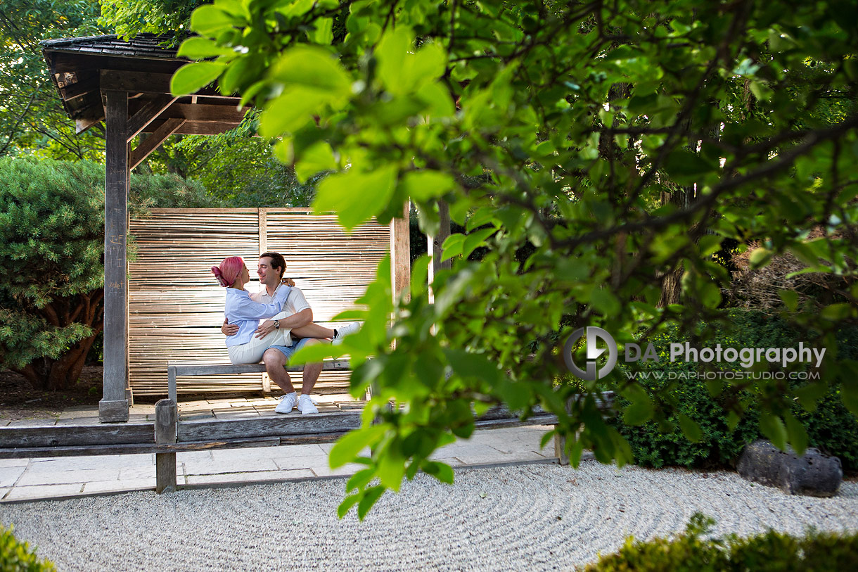 Engagement at the Japanese Garden at the University of Guelph Arboretum
