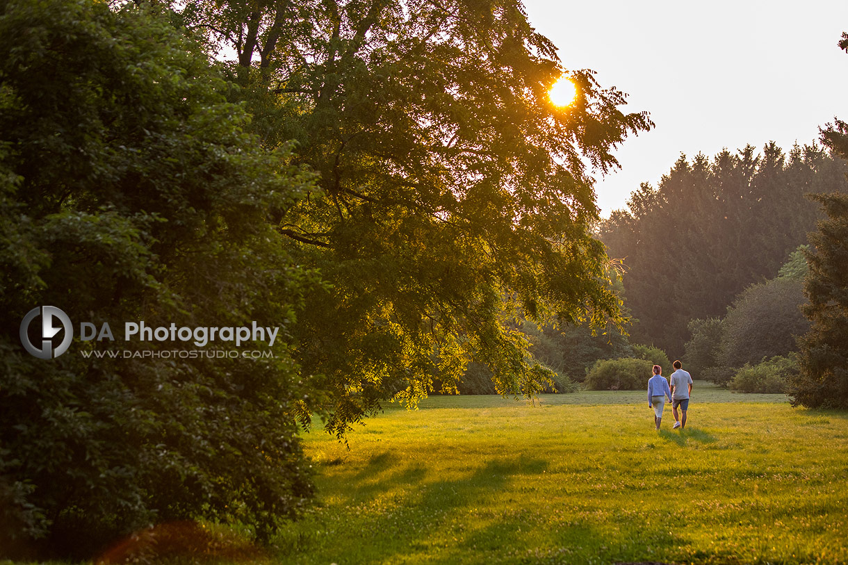 Engagement Photos in Guelph at Golden Hour