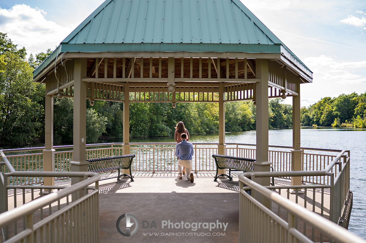 Proposal at Mill Pond in Milton