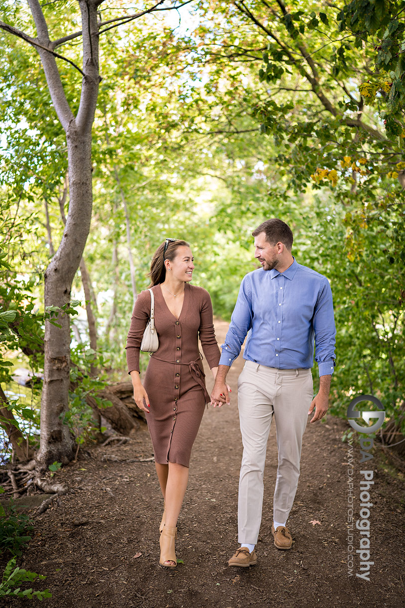 Milton engagement photographers at Mill Pond