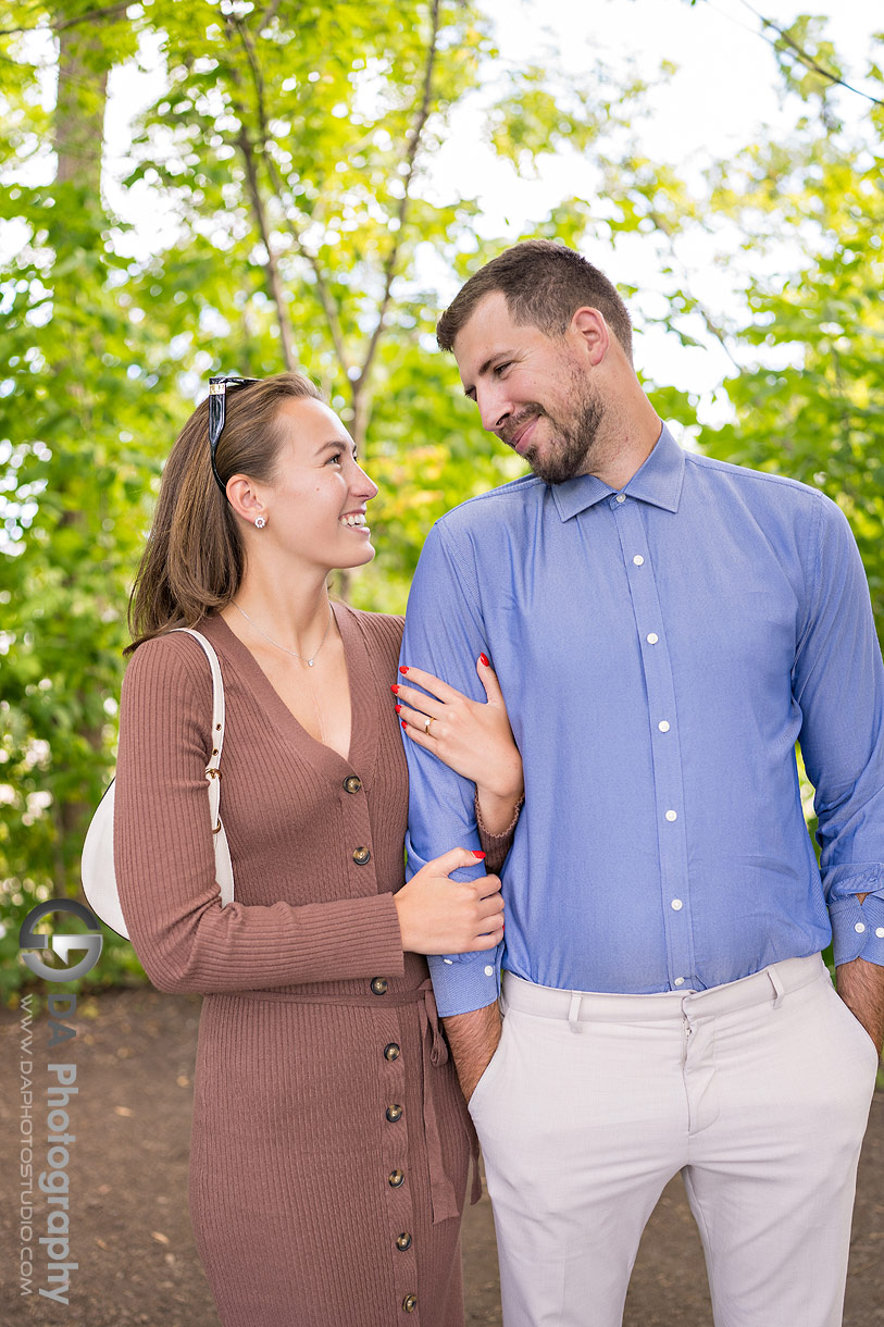 Engagement photographer in Milton at Mill Pond