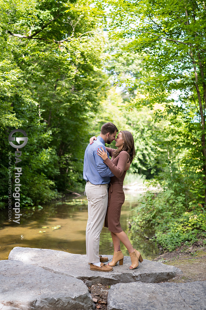 Best engagement photographer at Mill Pond