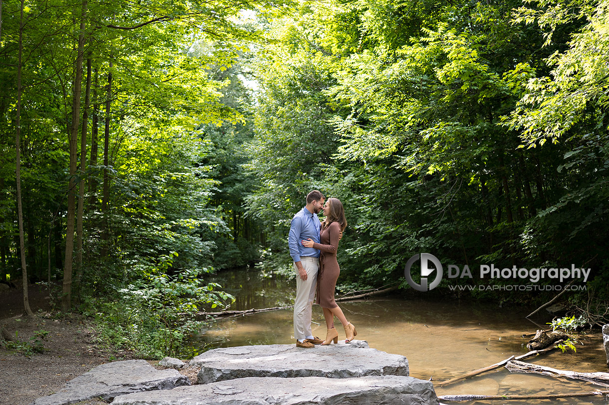 Engagement photography at Mill Pond