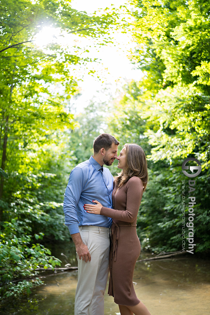 Engagement photographer in Milton