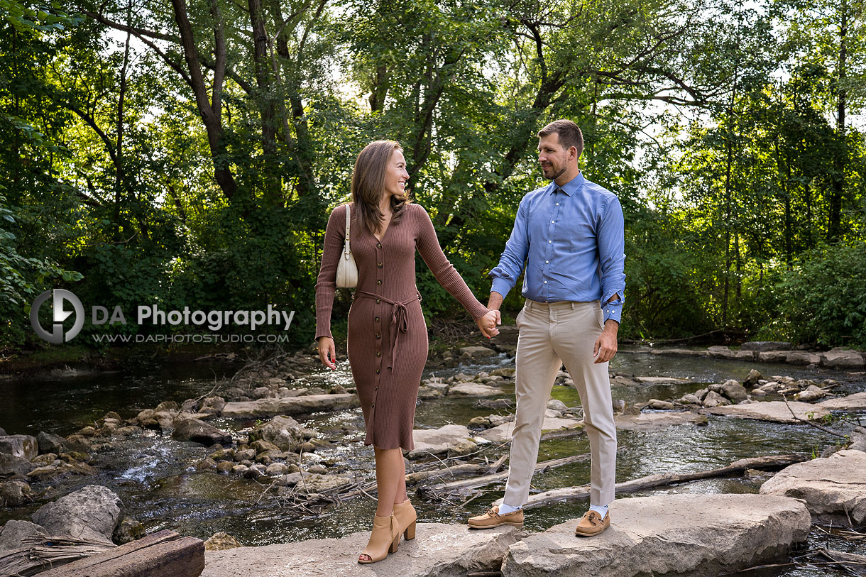 Engagement photography in Milton