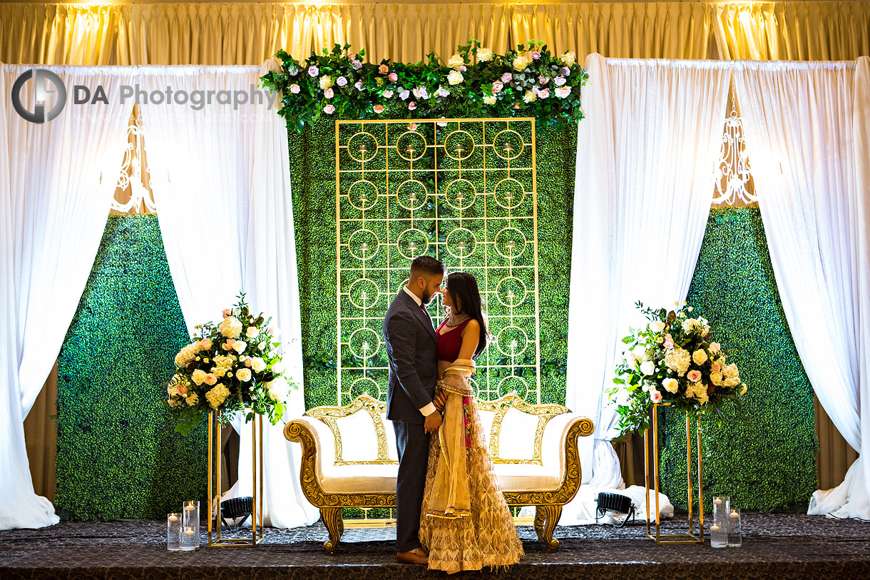 Traditional Indian Engagement at Chateau Le Jardin