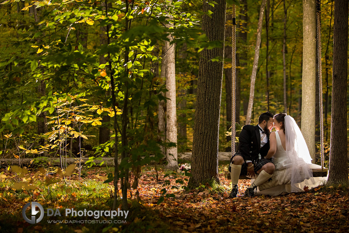 Fall Wedding at Whistle Bear Golf Club in Cambridge