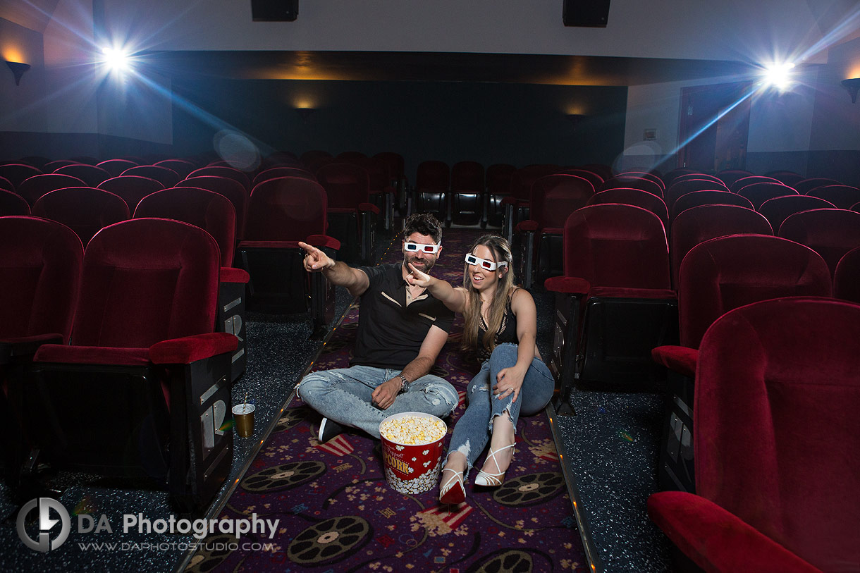 Engagement at Roxy Movie Theatre in Uxbridge