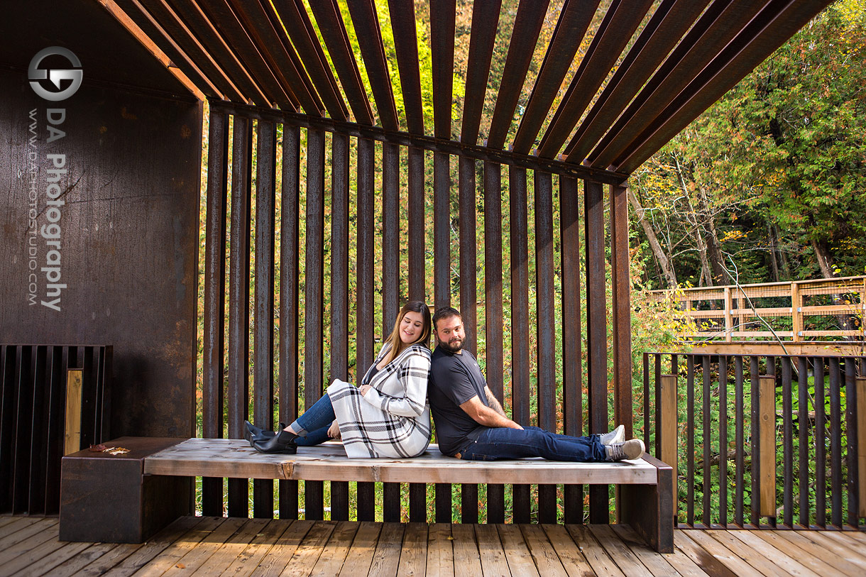 Engagement photographer for Belfountain Conservation Area
