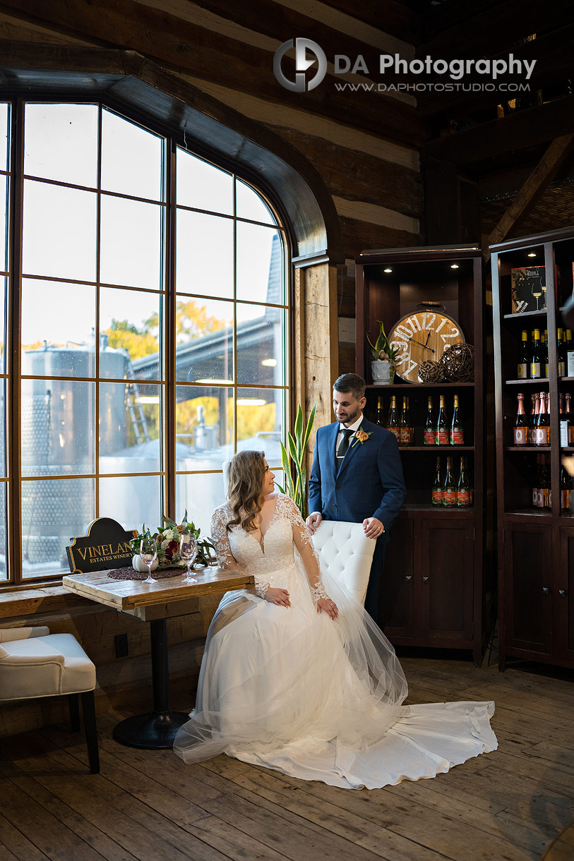 Vineland Estates Winery Wedding in Lincoln