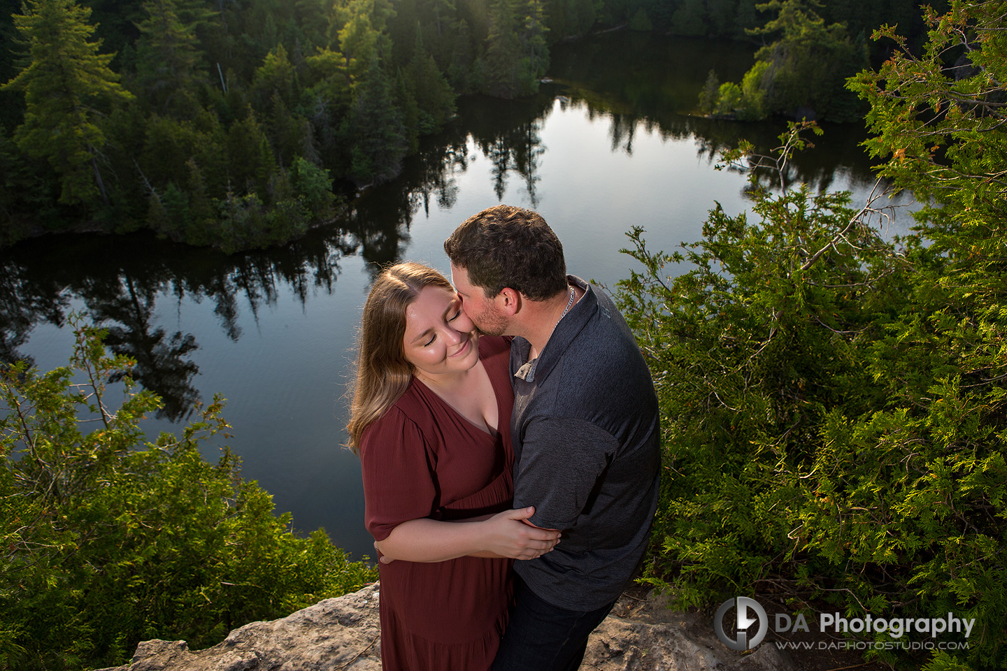 Sunset Engagement at Rockwood Conservation Area