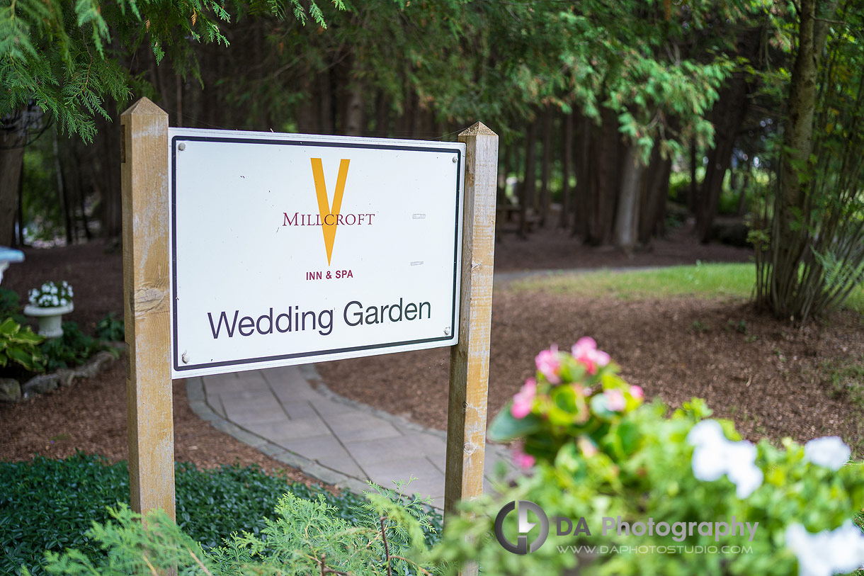 Photograph of the Wedding garden at Millcroft Inn and Spa Photograph of the Wedding garden at Millcroft Inn and Spa