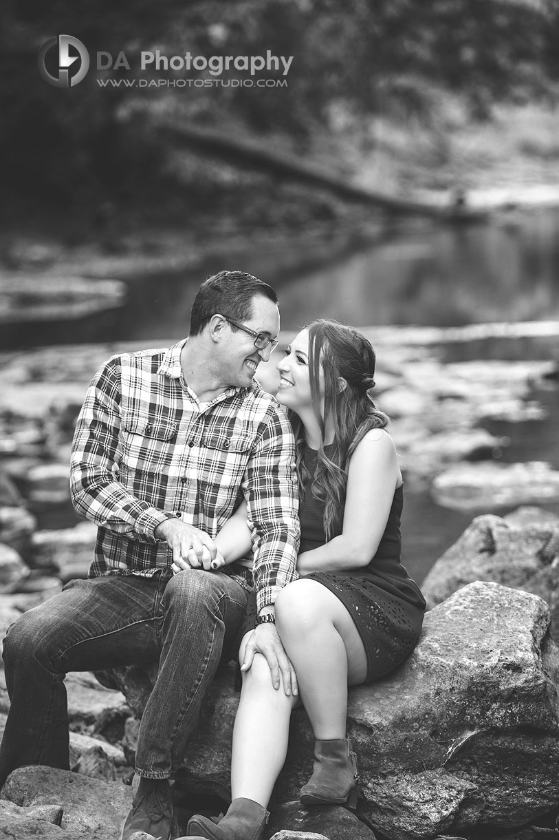 Engagement at Balls Falls in Lincoln