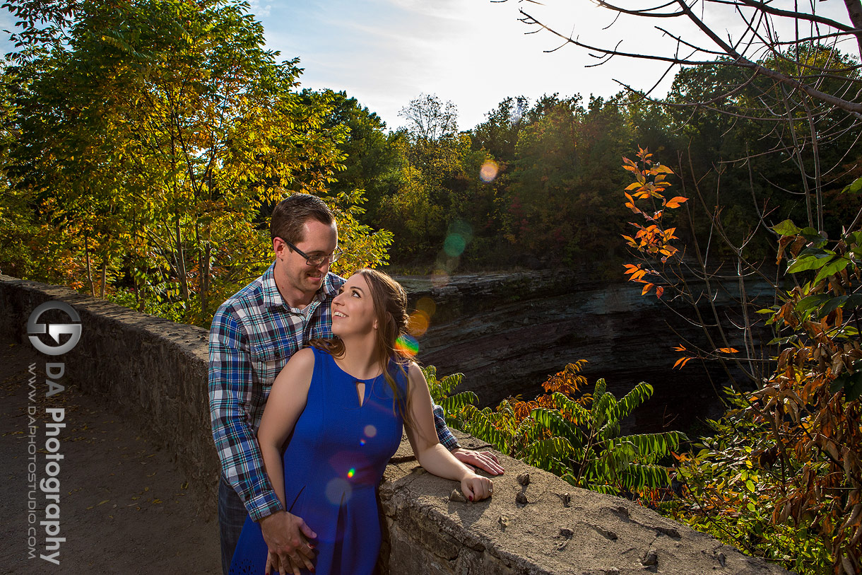 Balls Falls Engagements in Lincoln by the Lower Falls