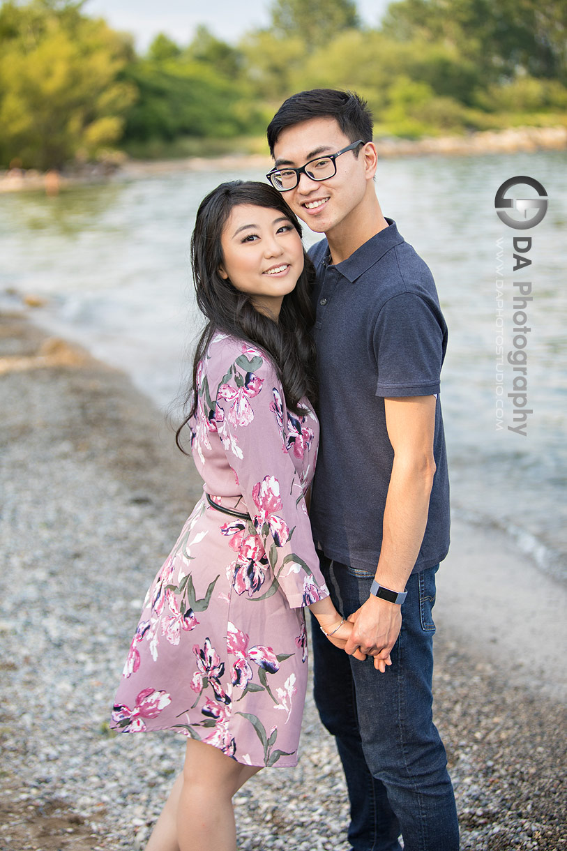 Engagement Photo at Humber East Park in Toronto at the Beach