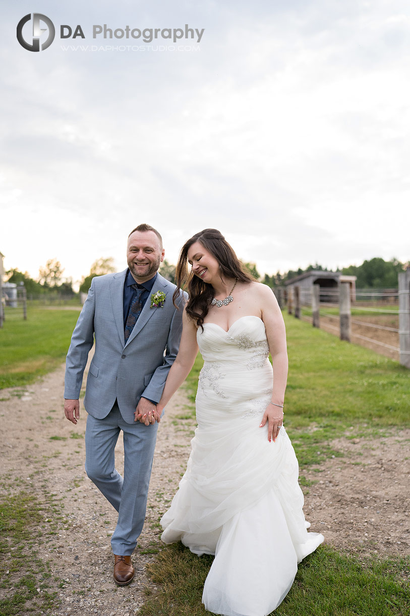 Bride and Groom in Rockwood at golden hour Bride and Groom in Rockwood at golden hour