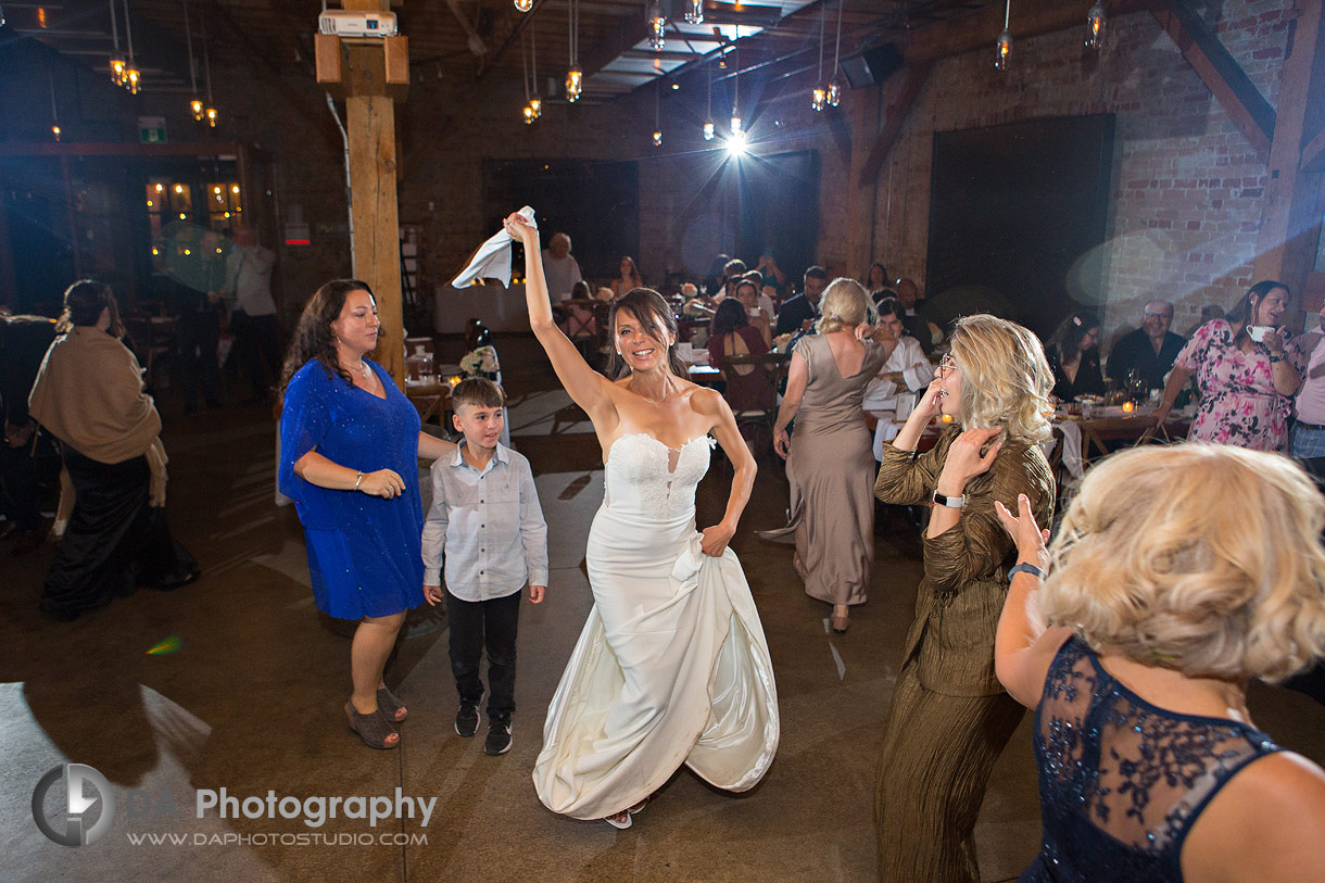 Bride dancing at a Wedding Receptions at Archeo Bride dancing at a Wedding Receptions at Archeo