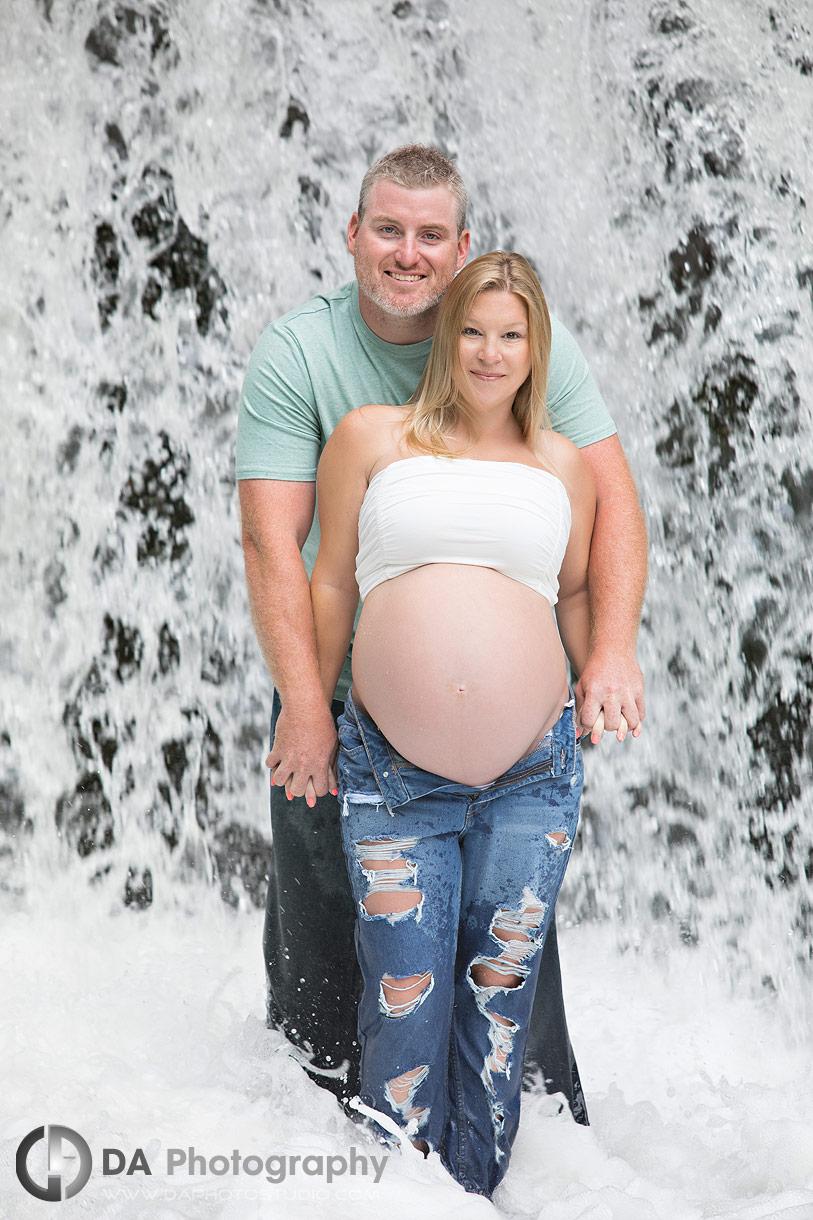 Lynn River Falls Engagement Photographer