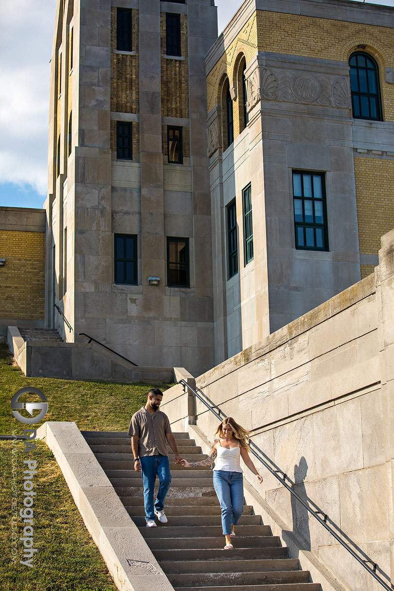 Engagement Photo at RC Harris in Toronto