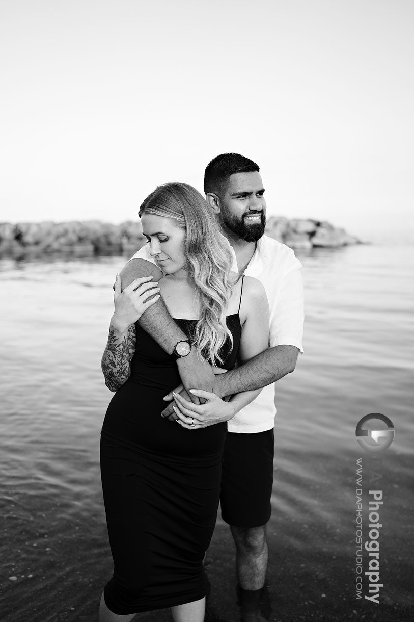 Toronto Engagement Photos by the lake