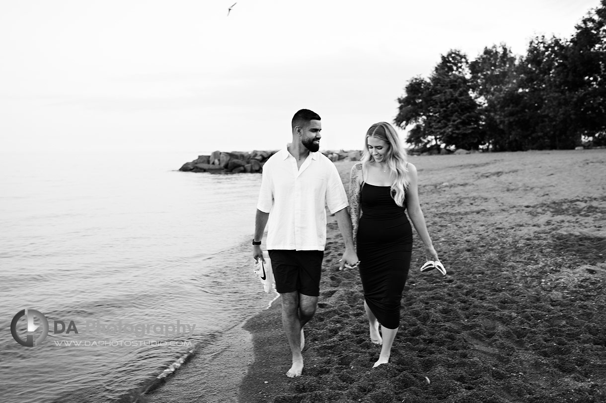 Toronto Engagement Photo Location by the lake
