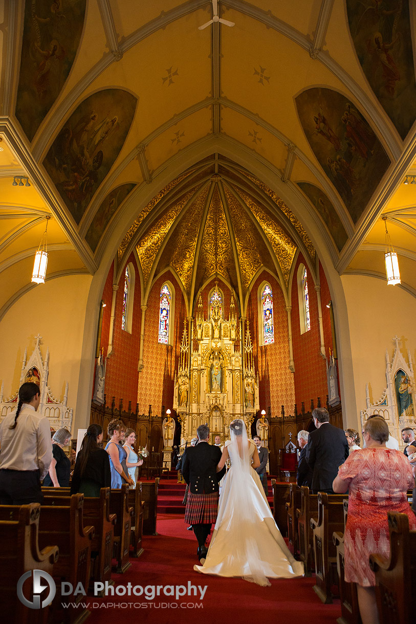 Wedding Ceremony at St. Mary’s Church in Kitchener