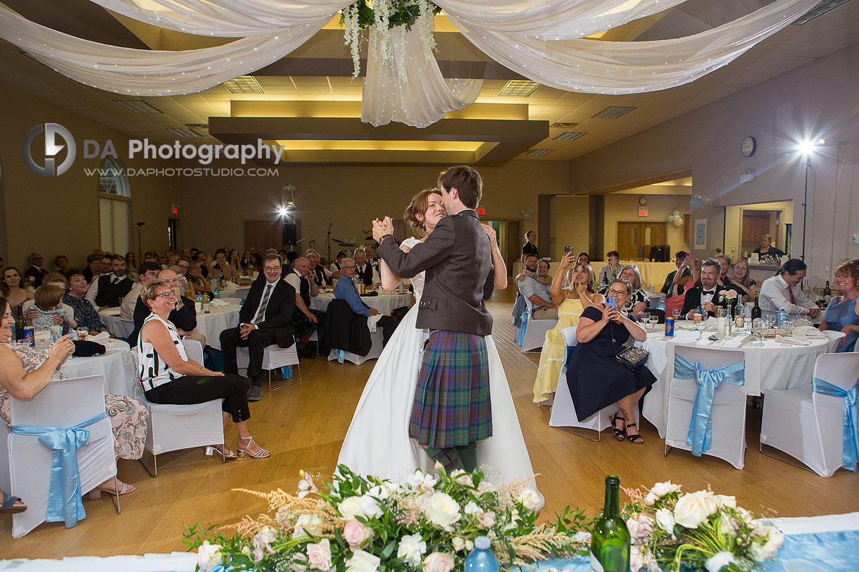Alma Community Centre Wedding Reception