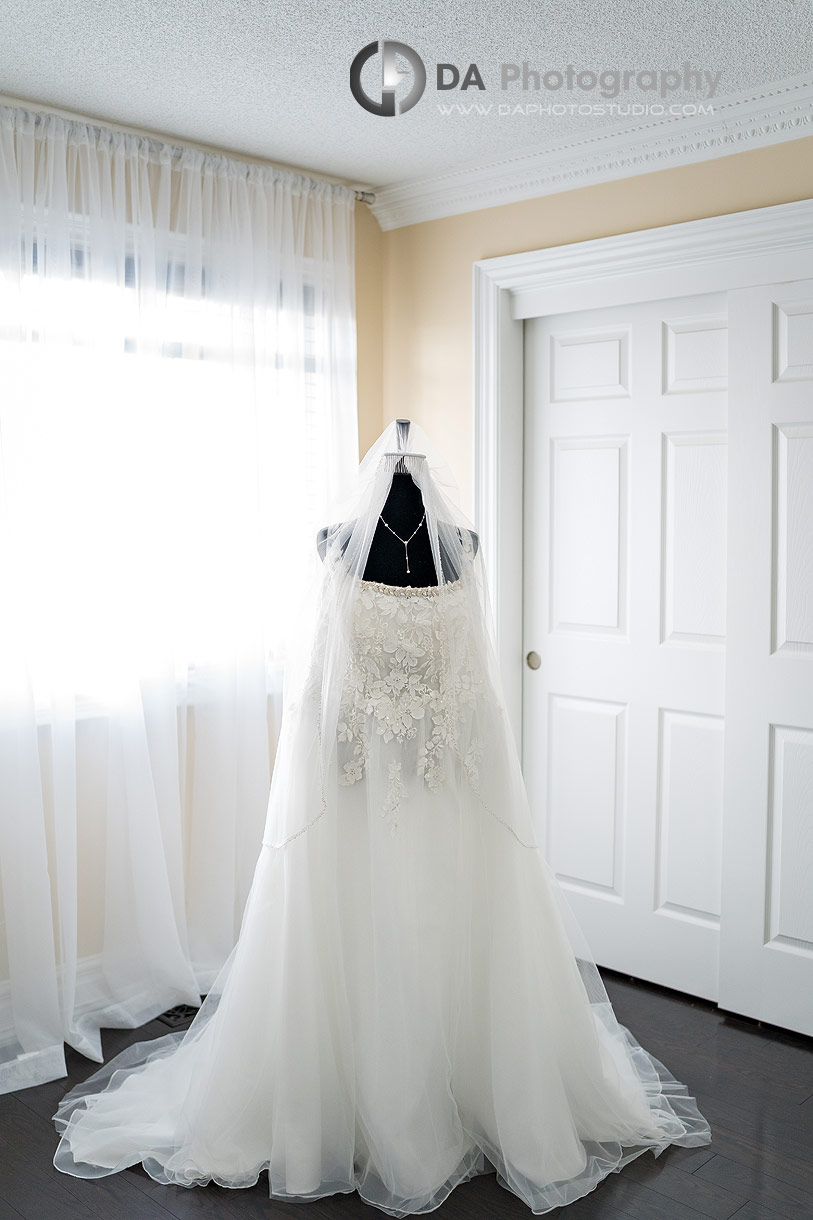 Wedding dress on a mannequin in Mississauga Wedding dress on a mannequin in Mississauga