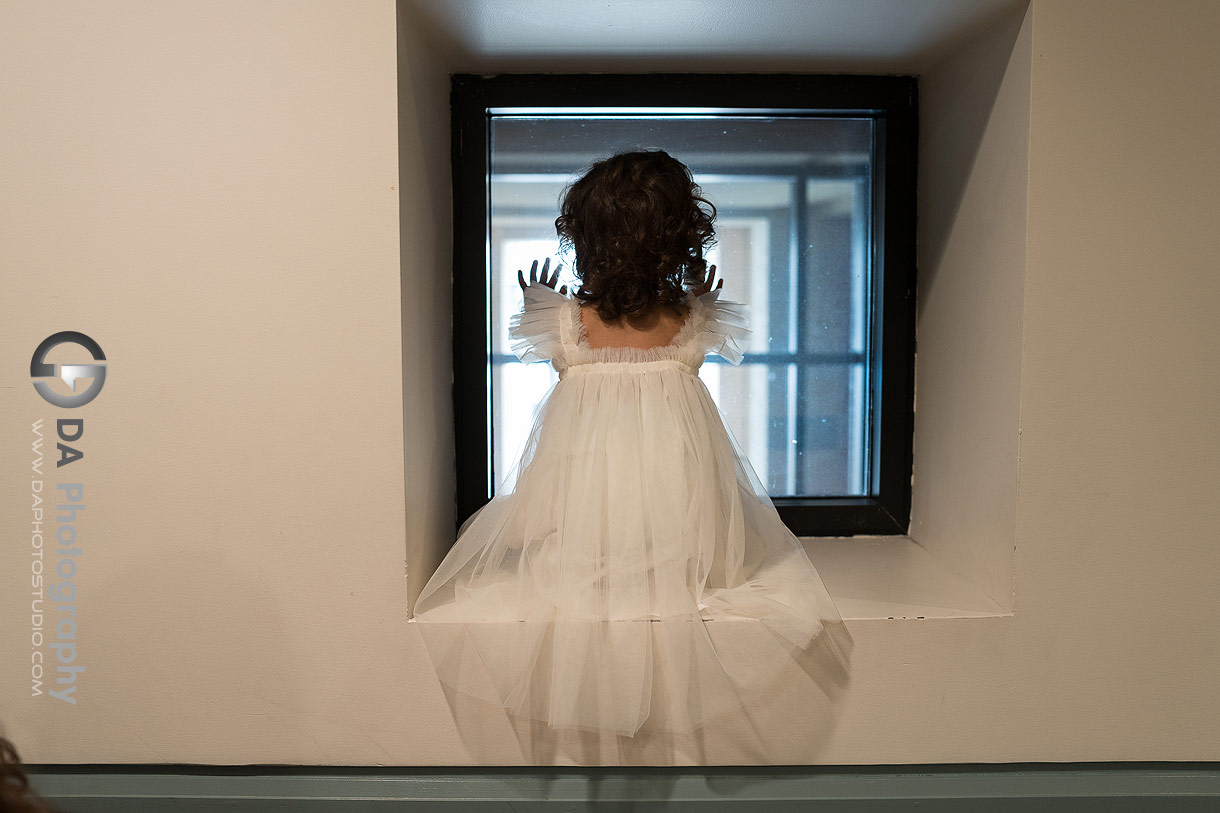Wedding Photo of a flower girl at City Hall in Mississauga Wedding Photo of a flower girl at City Hall in Mississauga