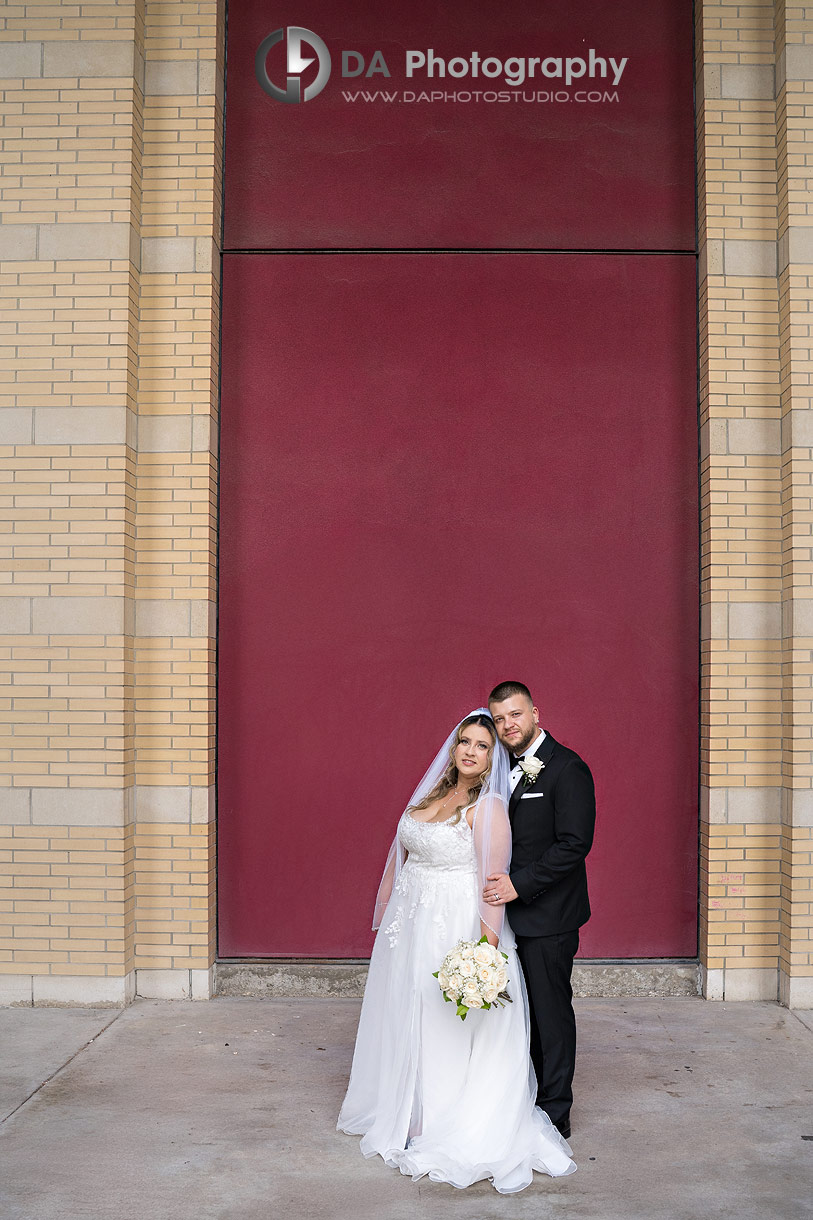 Wedding photo of Bride and Groom at City Hall in Mississauga Wedding photo of Bride and Groom at City Hall in Mississauga