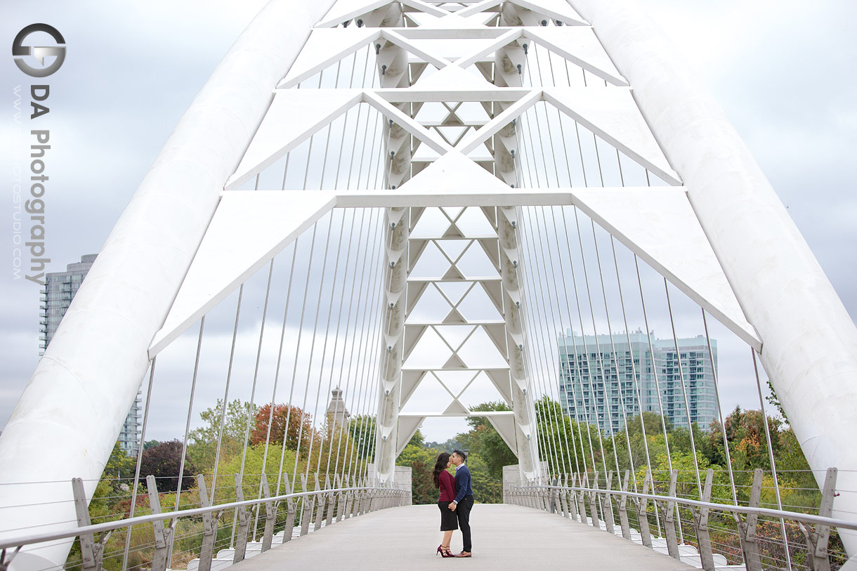 Proposal at Humber Bay Arch Bridge in Toronto