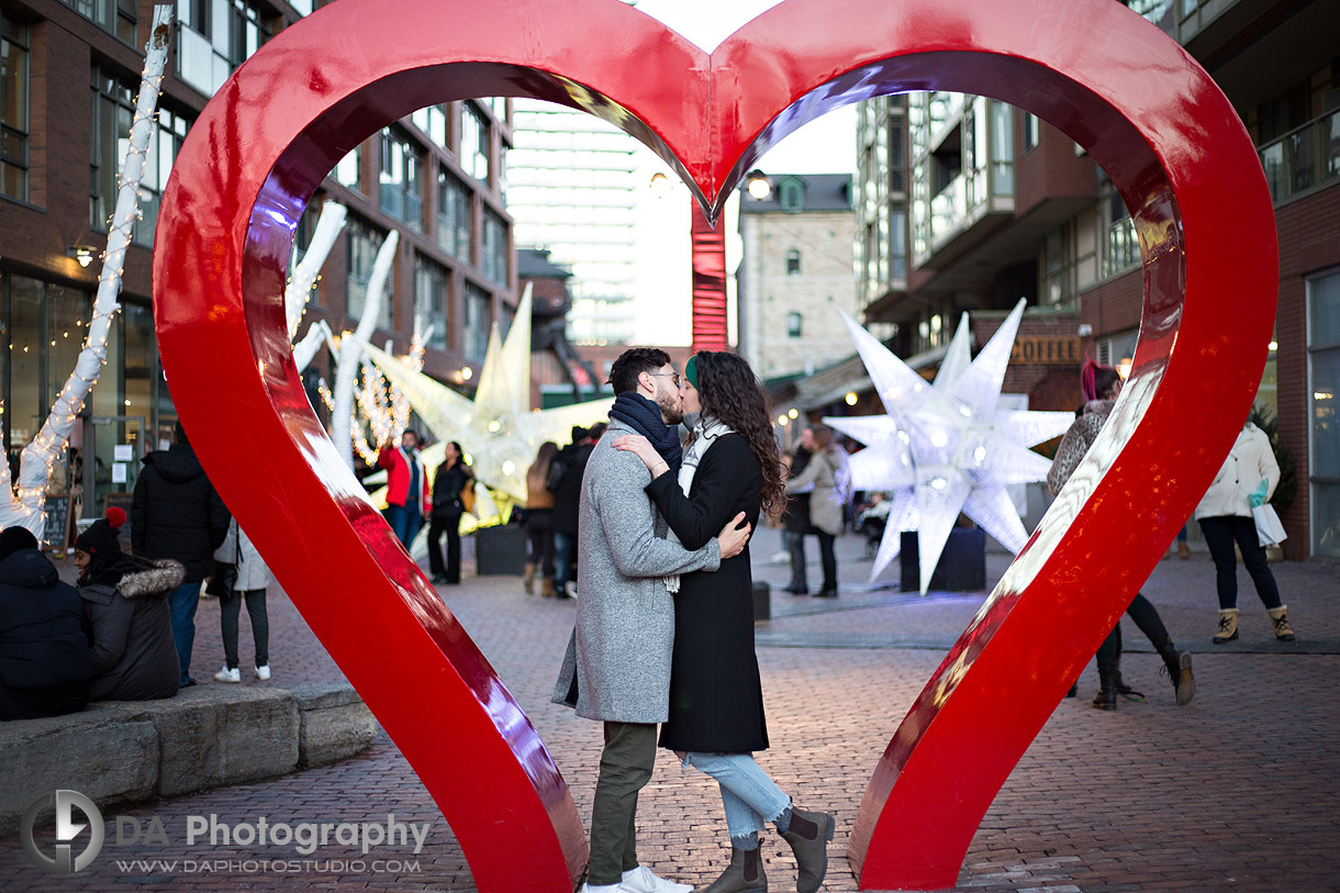 Best Proposal Photographer for Distillery District in Toronto