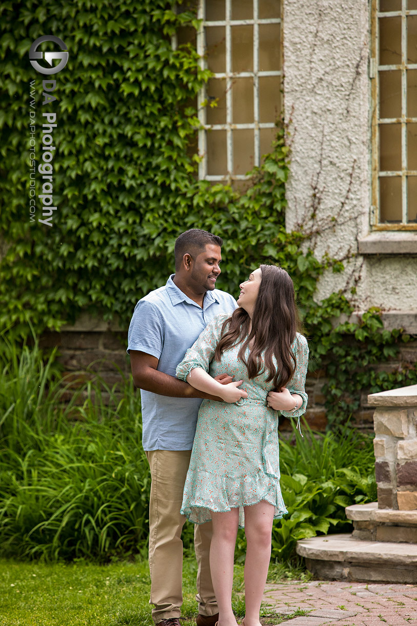 Mississauga engagement photographer at Adamson Estate