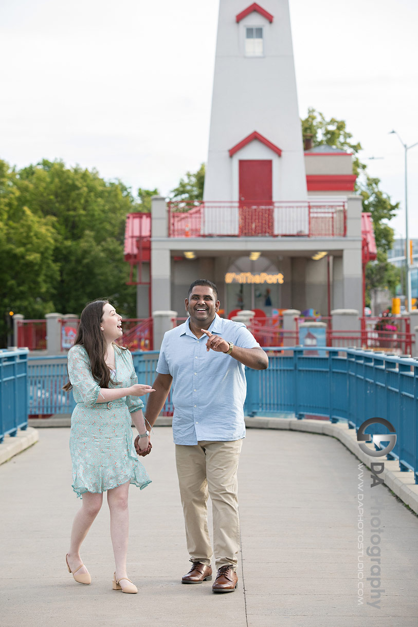 The Port Credit Lighthouse Engagement Photos
