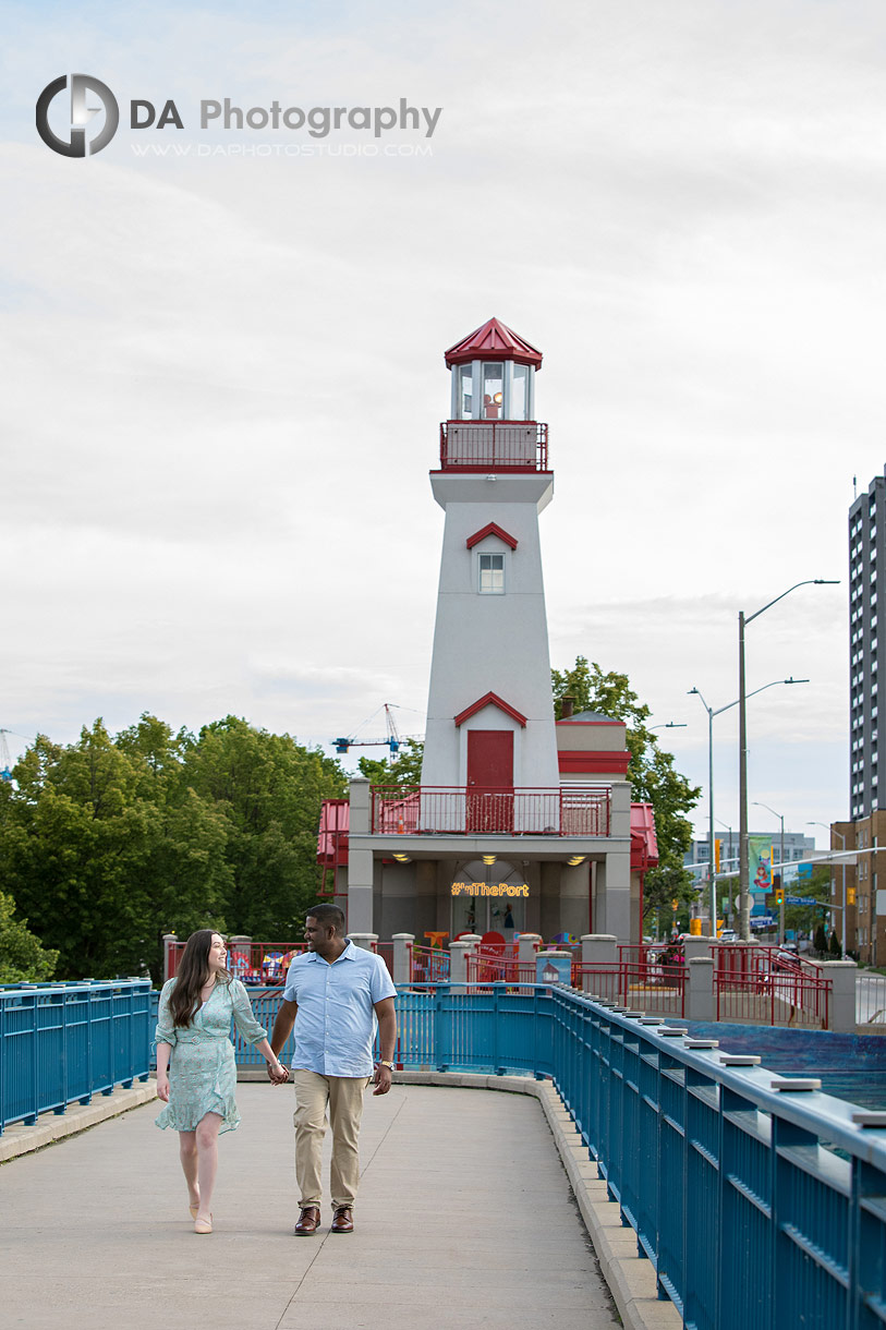 The Port Credit Lighthouse Engagement Photography