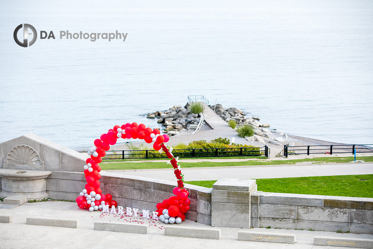 Set up for Surprise Marriage Proposal at R.C. Harris Water Treatment Plant 