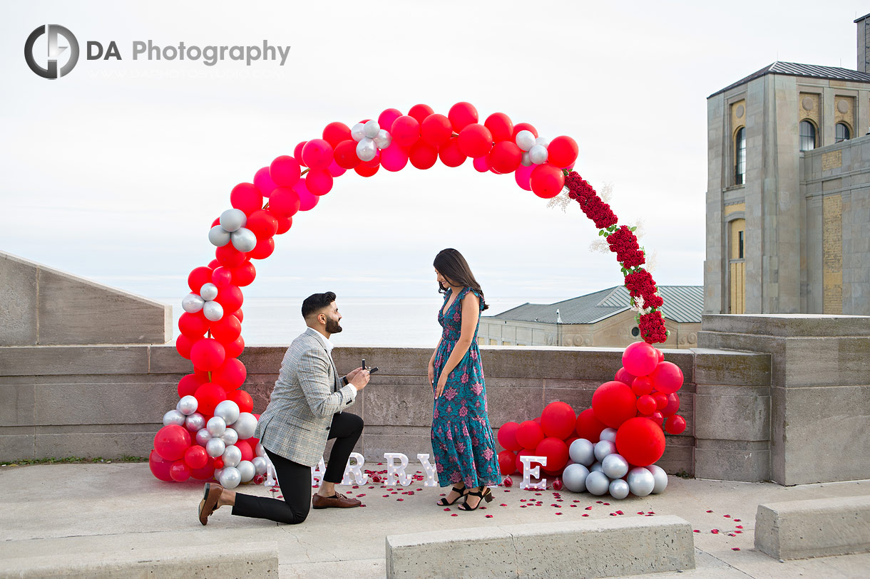 Surprise Proposal at R.C. Harris Water Treatment Plant in Toronto