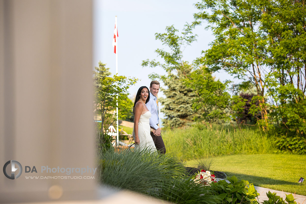 Surprise Proposal in Port Dover by Lake Erie at Sunset