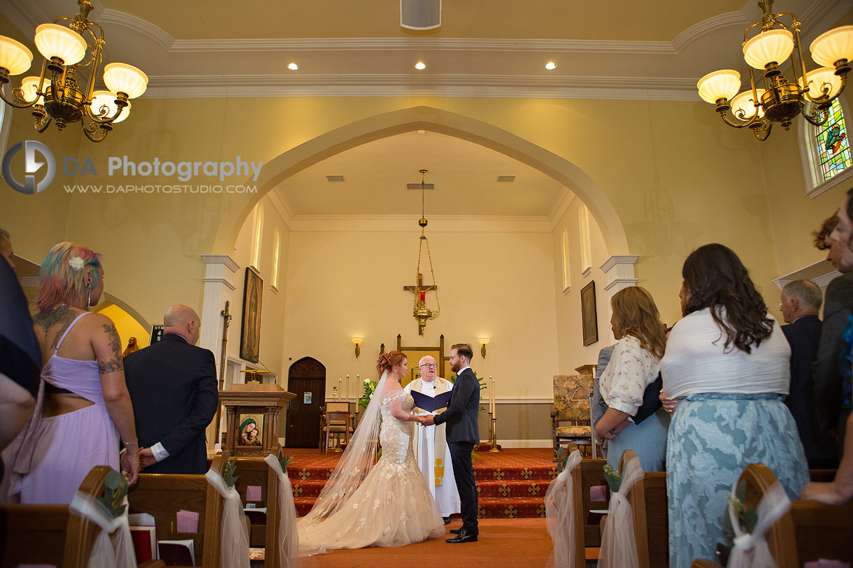 Wedding Ceremonies at St. Andrew Church in Oakville