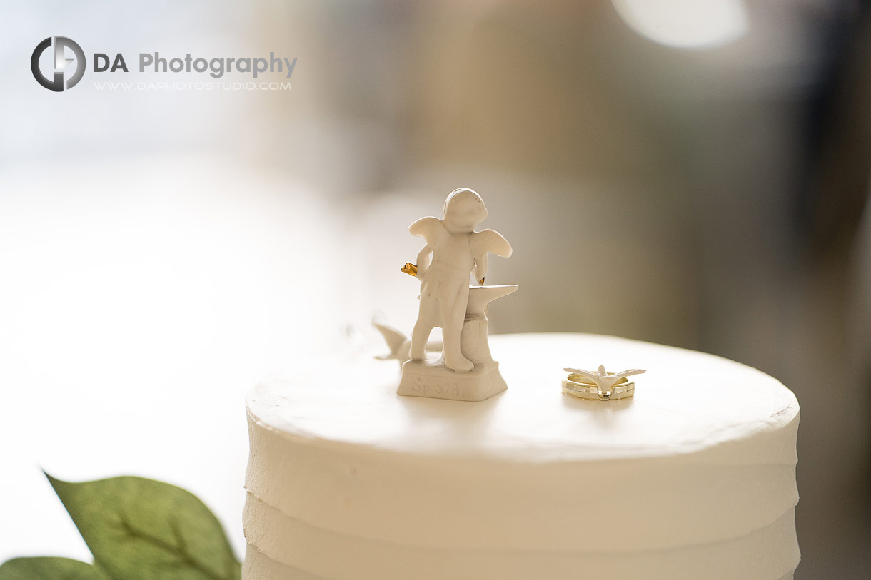 Close up photo of a wedding topper at The Pearle Hotel & Spa