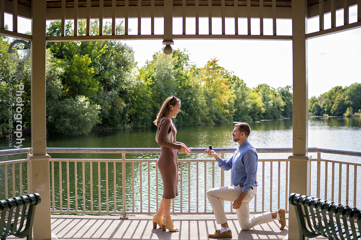 A Romantic Surprise Proposal in Milton