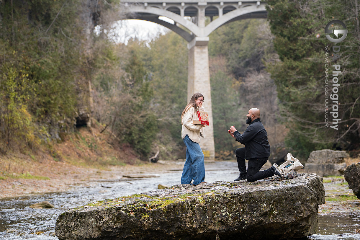 Proposal at Elora Gorge