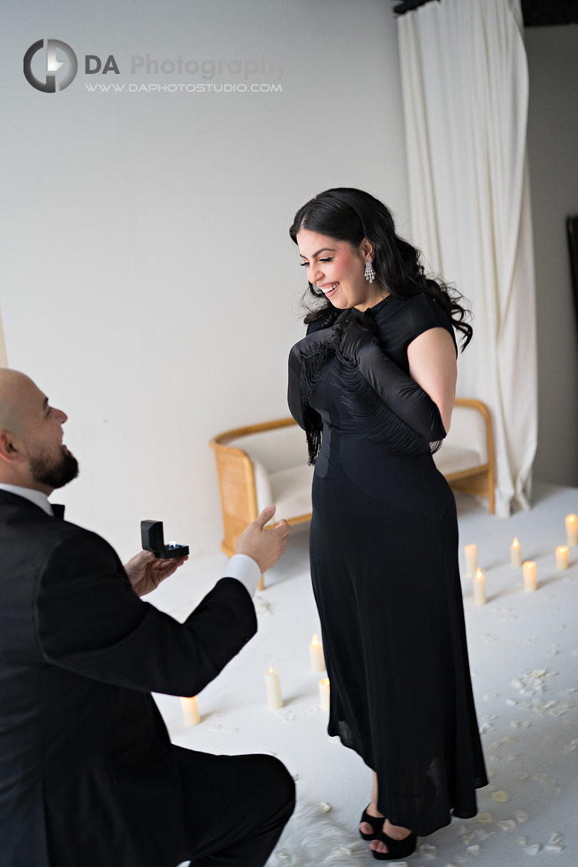 Surprise Proposal at Solarium in Preto Loft
