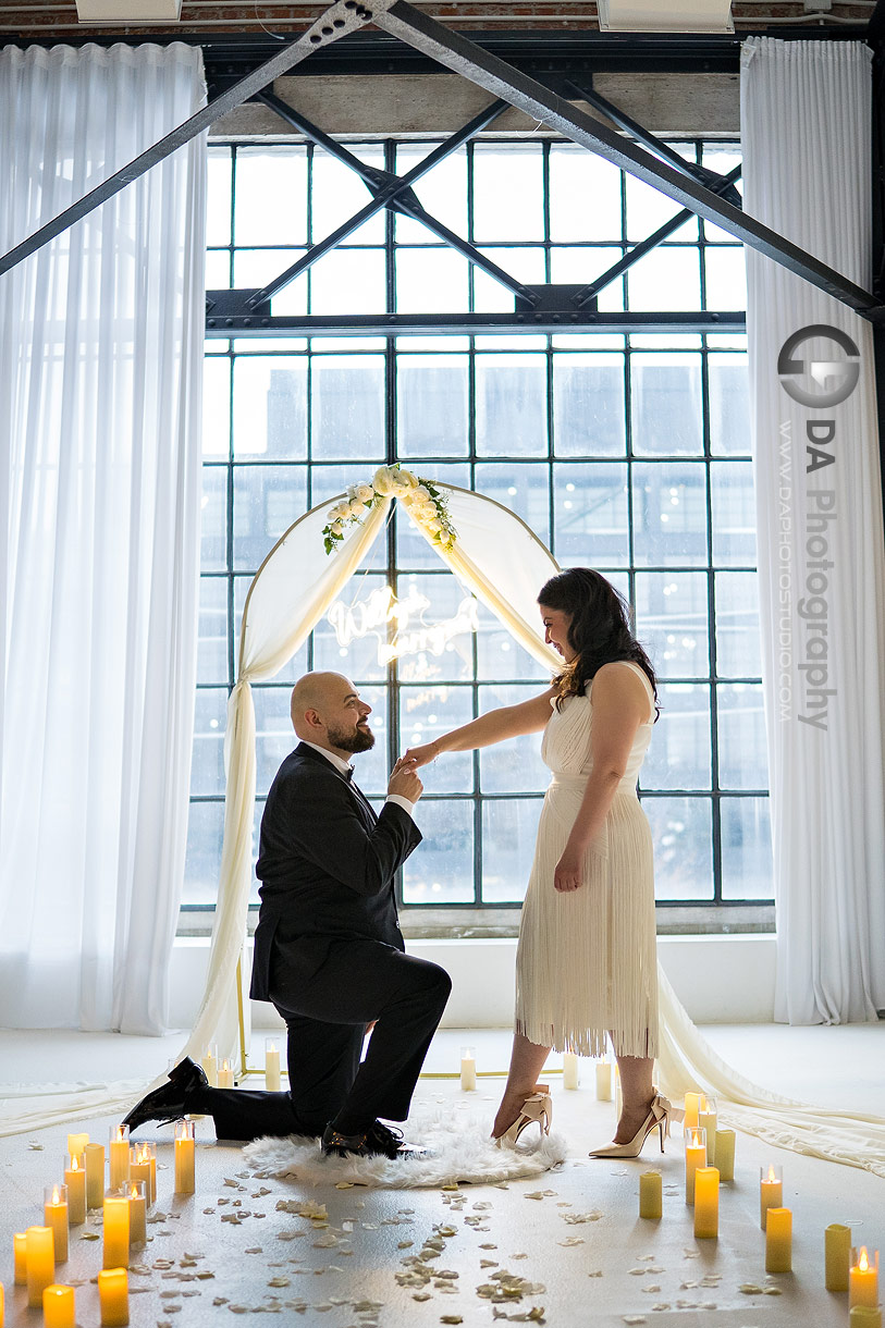 Toronto Proposal at Solarium in Preto Loft